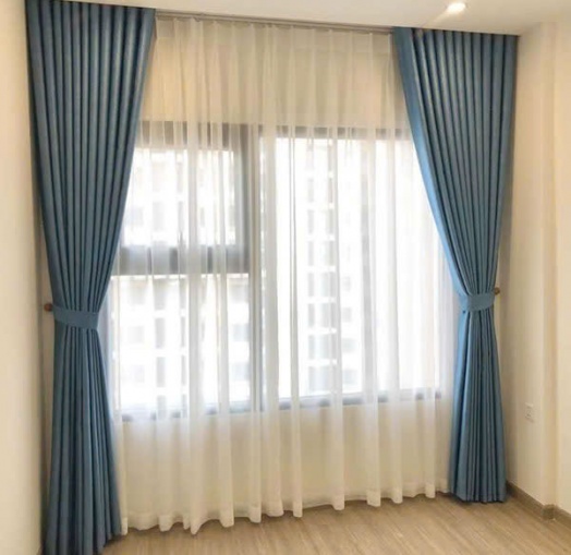 Rèm Vải 2 Lớp Cho Căn Hộ Chung Cư Gia Đình